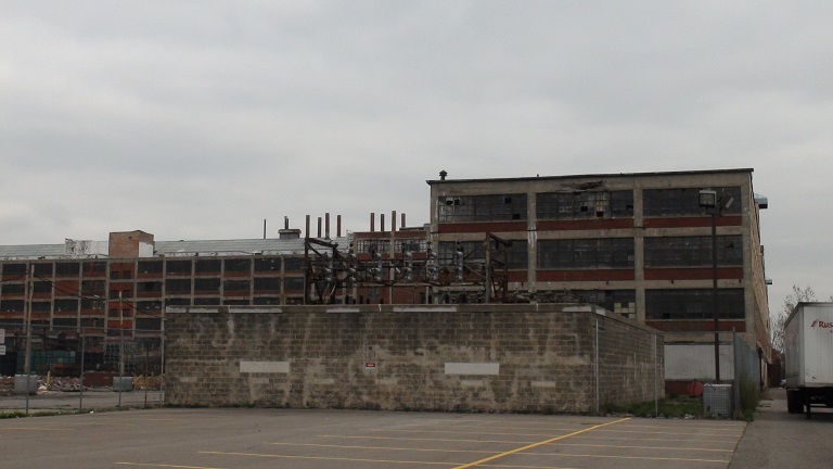 Abandoned factory in Detroit